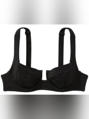 32DD VS Swim Full Coverage Bikini Top Black Tropical